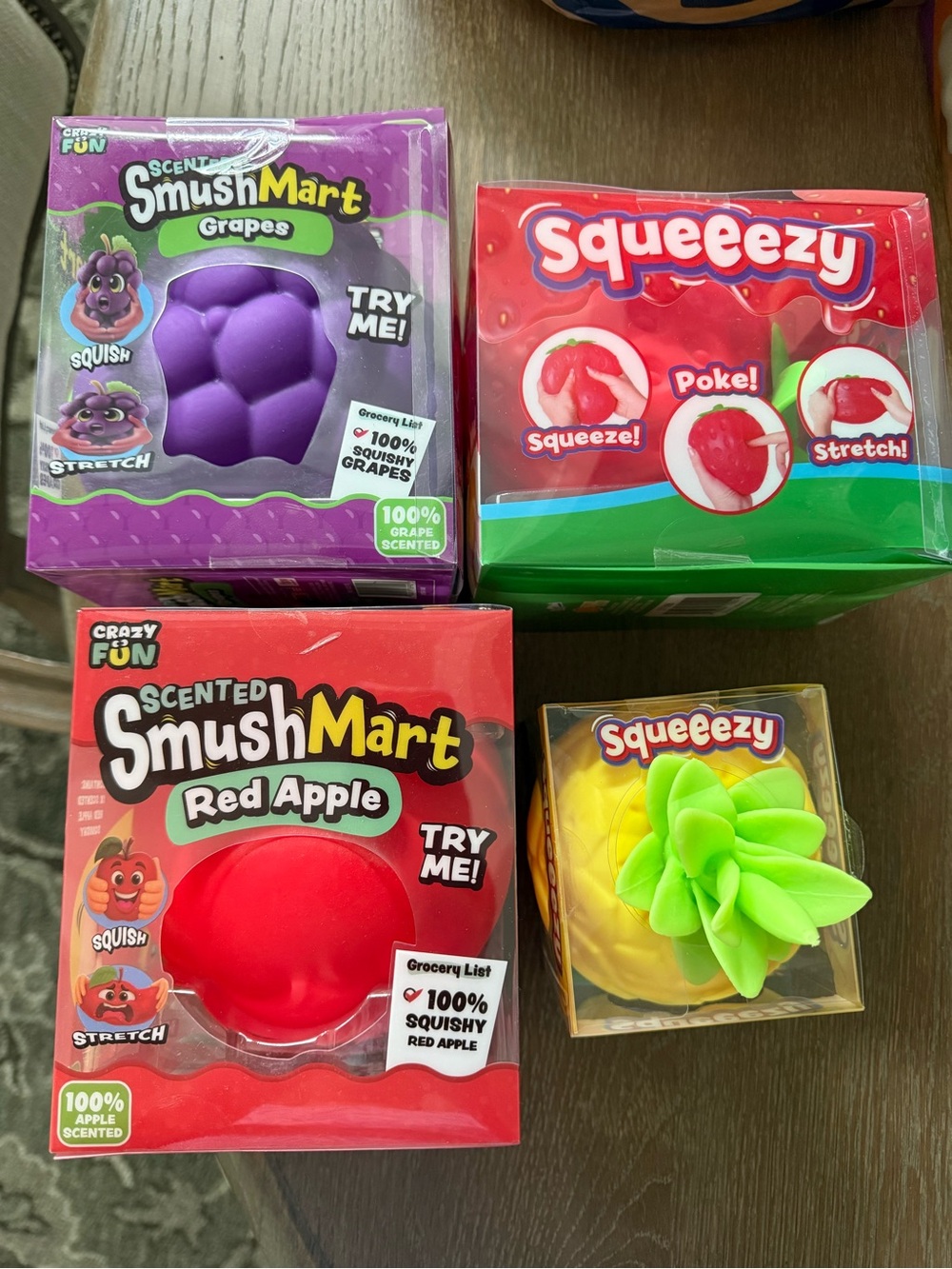 NWT Viral Squishy Fruit Set Bundle